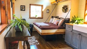 Mini maison moderne Petite maison mobile pour <span class=keywords><strong>la</strong></span> <span class=keywords><strong>location</strong></span> <span class=keywords><strong>de</strong></span> <span class=keywords><strong>vacances</strong></span> par Sea Forest Prêt <span class=keywords><strong>à</strong></span> expédier pour l'application <span class=keywords><strong>de</strong></span> chambre <span class=keywords><strong>à</strong></span> coucher - Product Image 4