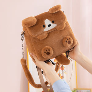 מכירות חמות כלב רך חמוד/תיק גב קטיף עיצוב מותאם אישית תיק בובה צעצוע עבור תיק כלב תיק כלב - Product Image 5