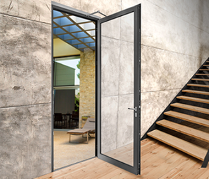 <span class=keywords><strong>Porte</strong></span> française moderne en aluminium à double vitrage, étanche, pour villa, cuisine, hôtel de luxe, jardin, véranda, entrée - Product Image 3