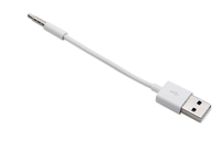 Adaptateur de charge et de transfert de données audio Jack 3,5 mm vers USB 2.0 pour iPod Shuffle 3ème, 4ème, 5ème, 6ème, 7ème génération