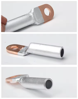 Cosses de câble standard DIN, à sertir, en cuivre et aluminium, étamées, 380V, pour tableau de commande