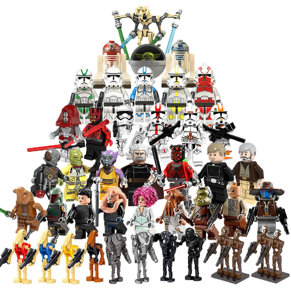 WM blocks Movie Character Luke Models Star The Clone Trooper space Wars Episode 3 Mini Figures Building Block Toy For kids