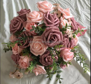 Roses éternelles, savon, roses, fleurs artificielles, <span class=keywords><strong>bouquet</strong></span> <span class=keywords><strong>de</strong></span> roses en mousse rouge pour décoration <span class=keywords><strong>de</strong></span> mariage, vente en gros - Product Image 6