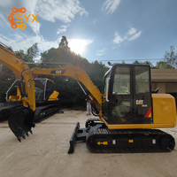 Подержанный экскаватор CAT Caterpillar 305.5E2, 5 тонн, ковш 0.22 м³, для строительства, ремонта и работ на сельхозугодах