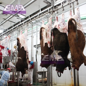 Équipement de transport automatique en acier inoxydable pour 100 bovins par jour, pompe à moteur, rail de transport pour carcasses de bovins, rail de suspension pour vaches - Product Image 3