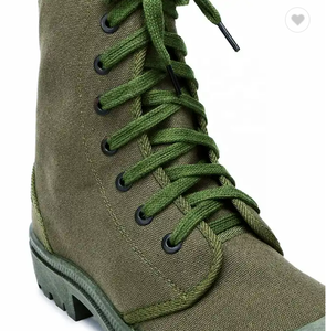 Canvas Laarzen Xinxing Olijfgroene Laarzen Gevulkaniseerde <span class=keywords><strong>Dms</strong></span> Rubberen Buitenzool Canvas Laarzen - Product Image 4