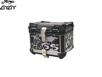 Nouveau sac de moto étanche 36L boîte de rangement boîte supérieure de moto en alliage d'aluminium boîte de queue générale