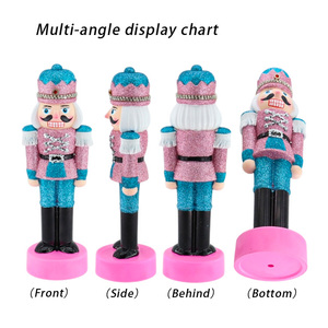 <span class=keywords><strong>Casse</strong></span>-<span class=keywords><strong>Noisette</strong></span> de Noël scintillant Figurines roses et bleues Ornements <span class=keywords><strong>Casse</strong></span>-<span class=keywords><strong>Noisette</strong></span> de Noël Décoration de fête de Noël - Product Image 5