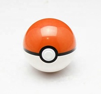 Pokeball en aluminium anodisé rouge personnalisée pour Pocket Monster