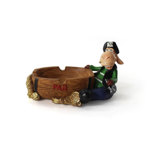 Cenicero de <span class=keywords><strong>vaca</strong></span> personalizable, artesanía de resina, decoración del hogar para mesa, adorno de Animal interesante - Product Image 3
