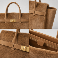Sac à main de luxe en cuir véritable personnalisé d'usine en de veau pour femmes poignée supérieure sacs à main de mode vintage