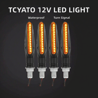 Bande LED universelle 12V à clignotants séquentiels pour moto, scooter électrique, VTT et modèles modifiés