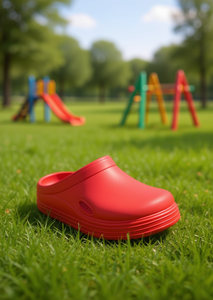 Sandali Zoccoli per Bambini Taglia 20 Rossi con Pins Animati, Scarpe Estive Slip-On - Product Image 2