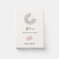 Cartes de tarot éducatives personnalisées en gros pour enfants, impression sur mesure, matériau en papier écologique durable, emballage en boîte rigide