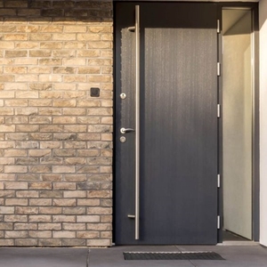 Porte d'entrée moderne de conception de porte principale Porte extérieure de sécurité en métal pour la maison - Product Image 4