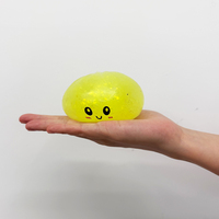 Оптовая продажа со склада в США: Быстрая отгрузка, игрушка-антистресс Bao Bun с блестками и эффектом быстрого восстановления формы для развлечения и снятия тревоги