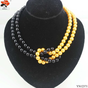 Collana di perle di imitazione di colore su misura con perline di diamanti Punk confraternita di confraternita di confraternita in lega di zinco Design <span class=keywords><strong>greco</strong></span> per Unisex - Product Image 5