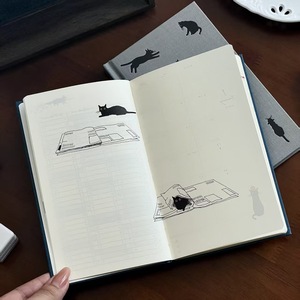 Agenda con Illustrazione di Gattini, Lista delle Cose da Fare, Formato B6, Pianificatore Settimanale per la Gestione del Tempo, Diario Estetico per Appunti Quotidiani - Product Image 4