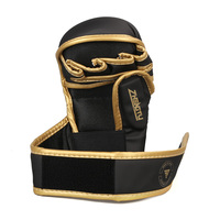 Gants MMA Professionnels Noir Mat 7oz Entraînement Sparring Grappling Boxe Muay Thai