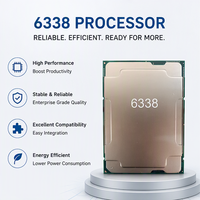 Gold 6338 3rd Gen Scalable CPU Processor DDR4 3200MHz 32 Cores 64 Threads 2.00 GHz 48MB 205W High Density Enterprise Server CPU