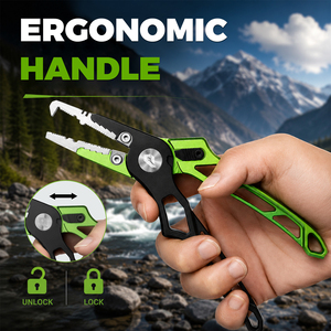 Pince <span class=keywords><strong>de</strong></span> pêche légère <span class=keywords><strong>de</strong></span> 18,5 cm à bec courbé, anti-rouille, qualité marine, pour la pêche en haute <span class=keywords><strong>mer</strong></span> depuis un bateau - Product Image 6