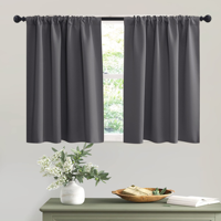 Meilleures ventes de rideaux et cantonnières adaptés à la maison, bon tissu bloquant la lumière