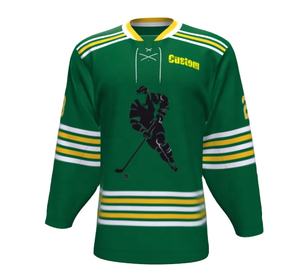 Jersey de uniforme de hockey sobre hielo con capucha y bordado personalizado sublimación - Product Image 2