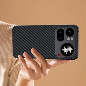 Funda para Teléfono Nothing Phone 4a Pro Ultrafina con Textura de <span class=keywords><strong>Fibra</strong></span> de Carbono, Precio Más Bajo - Product Image 1
