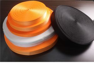 <span class=keywords><strong>Sangle</strong></span> en polyester écologique brodée sur mesure de 38 mm et 1,7 mm d'épaisseur, couleur personnalisée, par QIAO - Product Image 6