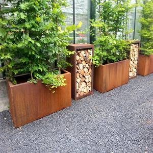 Idées de <span class=keywords><strong>jardin</strong></span> <span class=keywords><strong>aménagement</strong></span> paysager extérieur grande boîte de jardinière de légumes en métal plantation surélevée en acier lits de <span class=keywords><strong>jardin</strong></span> - Product Image 5