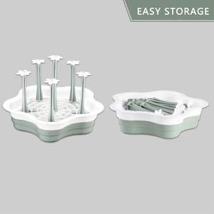 Countertop Drying <b>Rack</b> for Insulated Water Bottles <b>Drinking</b> Glasses Sport Baby Bottles Tumblers Mugs Drying <b>Rack</b> with Drain Tray - Product Image 3