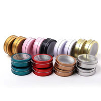 En gros Personnalisé 75*25mm Circulaire Tin case Emballage Cadeau En Métal pour USB Trophées Jouet
