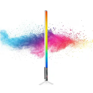 LUXCEO Mood 1 50cm 85cm 120cm Battery Photo Booth Display Party Tube Lighting Music Mode Video Shooting RGB LED Bar Light