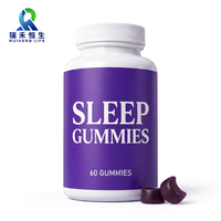 Gummies Premium pour le Sommeil à base de L-Théanine et d'Extrait de Camomille – Beauté Naturelle Nocturne pour Adultes – Certifié HALAL – 60 Gummies par Emballage