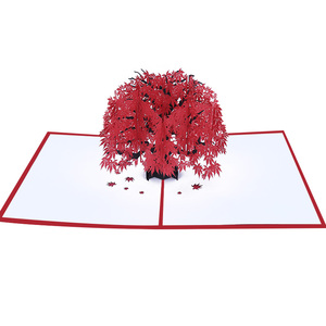 3D Pop-up Tree Card for Birthday Parties Thank <strong>You</strong> Handmade Paper Greeting Card for Mom Wife for Anniversary <strong>Thinking</strong> <strong>You</strong> - Product Image 3