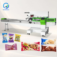 Machine d'emballage automatique à grande vitesse OCEAN pour bonbons, chocolats et dattes en forme de coussin