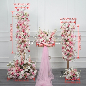 Romantic <b>Bouquet</b> Silk <b>Artificial</b> Flower background for Wedding Christmas Graduation Party Decor - Product Image 2