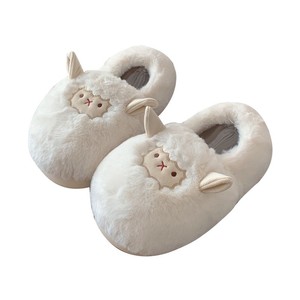XXT confortable hiver chaud en peluche tout compris talon coton pantoufles pour femmes <span class=keywords><strong>intérieur</strong></span> maison anti-<span class=keywords><strong>d</strong></span>érapant mouton Animal fourrure chaussures RTS - Product Image 6