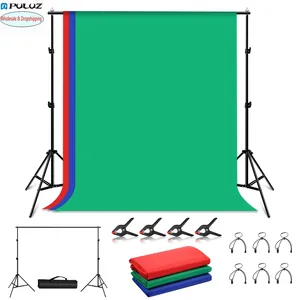 Puluz 2X2M Fotostudio Achtergrond Ondersteuning Stand Achtergrond Lat Bracket Kit Voor Kids Kinderen Festival Fotografie