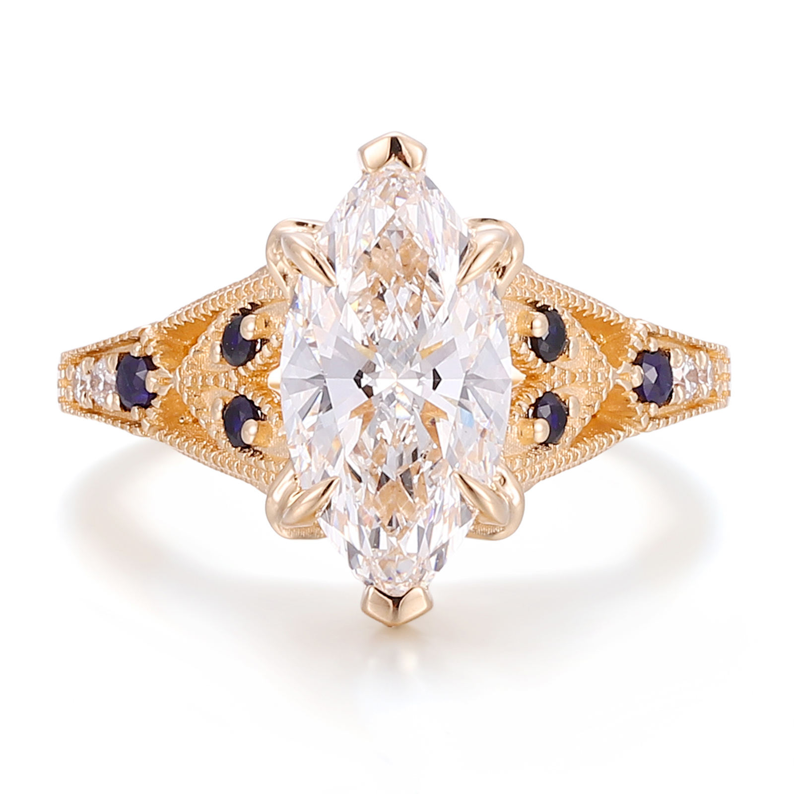 แหวนเพชรแล็บทองคำแท้ 18K