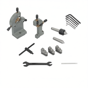 Juego de mandriles para torno paralelo Fervi 0506 con engranajes y herramientas para mecanizado de precisión - Product Image 2