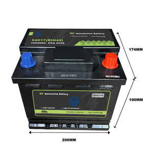 แบตเตอรี่รถยนต์ 5W MF 12V 60Ah CCA 702A 80D26 อายุการใช้งานยาวนาน OEM กล่องนอก ผลิตในจีน - Product Image 2
