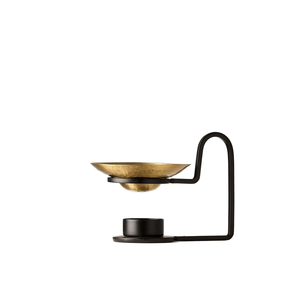 Brûleur d'huiles essentielles en métal, diffuseur d'huiles parfumées, lampe chauffante en fer pour l'aromathérapie, décoration pour la maison, l'hôtel, le bar, aromatique toute saison - Product Image 1