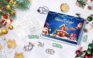<span class=keywords><strong>Calendrier</strong></span> de l'avent <span class=keywords><strong>personnalisable</strong></span> Casse-tête pour adultes adolescents enfants famille défi jeux jouets cadeaux de noël pour garçons filles - Product Image 4