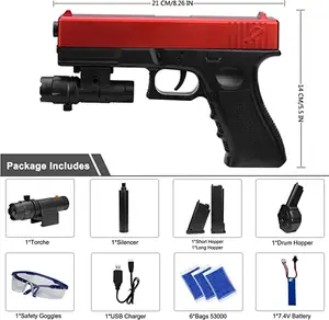Хорошее качество Сплит-пластиковый водяной пистолет Spaltter Gil Sniper Toy Gel Ball Gun