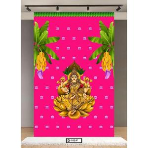 Bannière d'événement personnalisée 5x8 pieds, imprimée numériquement multicolore, pour toile de fond de scène de mariage, festival culturel et décoration événementielle - Product Image 2