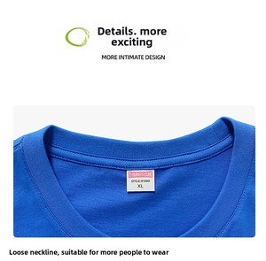 Fabricants de <span class=keywords><strong>t</strong></span>-shirts décontracté<span class=keywords><strong>s</strong></span> personnalisé<span class=keywords><strong>s</strong></span> pour hommes avec logo, 100% coton, impression <span class=keywords><strong>s</strong></span>érigraphique, tissu tricoté 170 grammes, coupe ample - Product Image 5