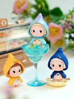 Figurines PVC Bonini de la série d'aventure Songsong, boîte mystère de la marque haut de gamme Bu Er, jouets anti-stress de bureau