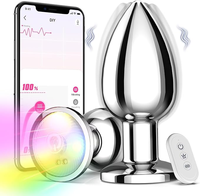 App-Fernbedienung 10 Vibrationsmodi Großer Anal-Stimulator für Männer und Frauen Paare