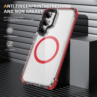 Pour Samsung Galaxy S25 Ultra étui de Protection étui de téléphone magnétique transparent pour Samsung S25 Ultra S24 Plus S23 FE